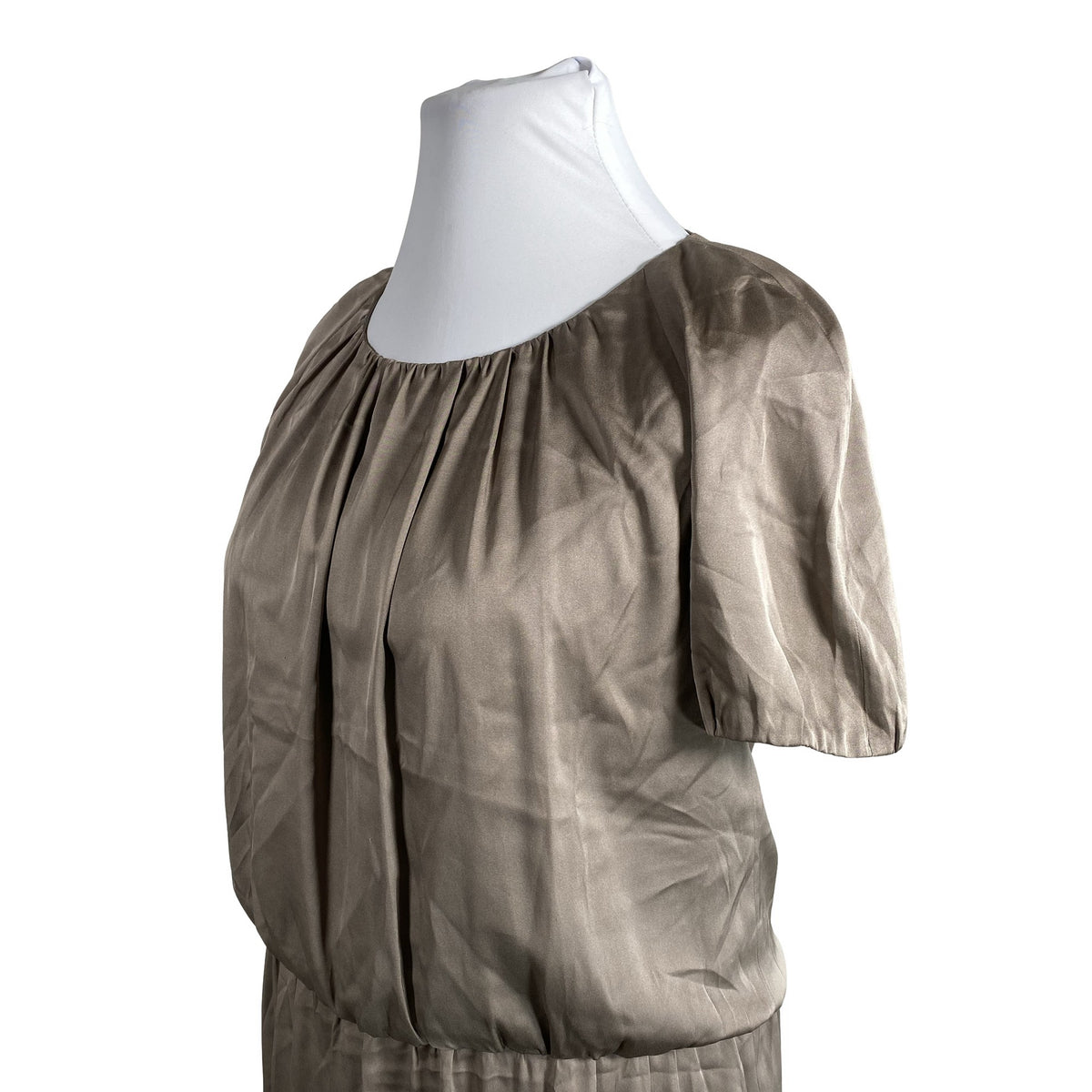 Unisex Hugo Boss - Schiffon dress, size 42 - Brown (2)