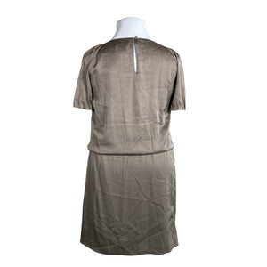 Unisex Hugo Boss - Schiffon dress, size 42 - Brown (3)