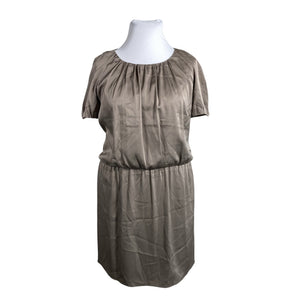 Unisex Hugo Boss - Schiffon dress, size 42 - Brown (1)