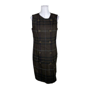 Unisex Burberry Brit - Dress, size 38 - Brown (1)