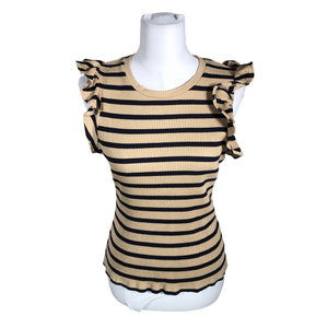 Unisex Holly & Whyte by Lindex - Tricot tank top, size 40 - Brown (1)