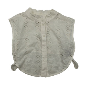 Unisex Kaffe - Collared shirt, size 38 - White (1)