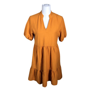 Unisex NOSH - Tricot dress, size 38 - Orange (1)