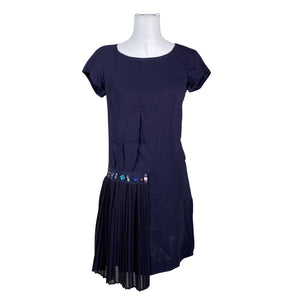 Unisex Pennyblack - Schiffon dress, size 34 - Blue (1)