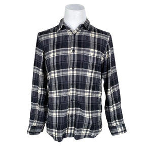 Unisex Uniqlo - Flannel shirt, size M - Gray (1)