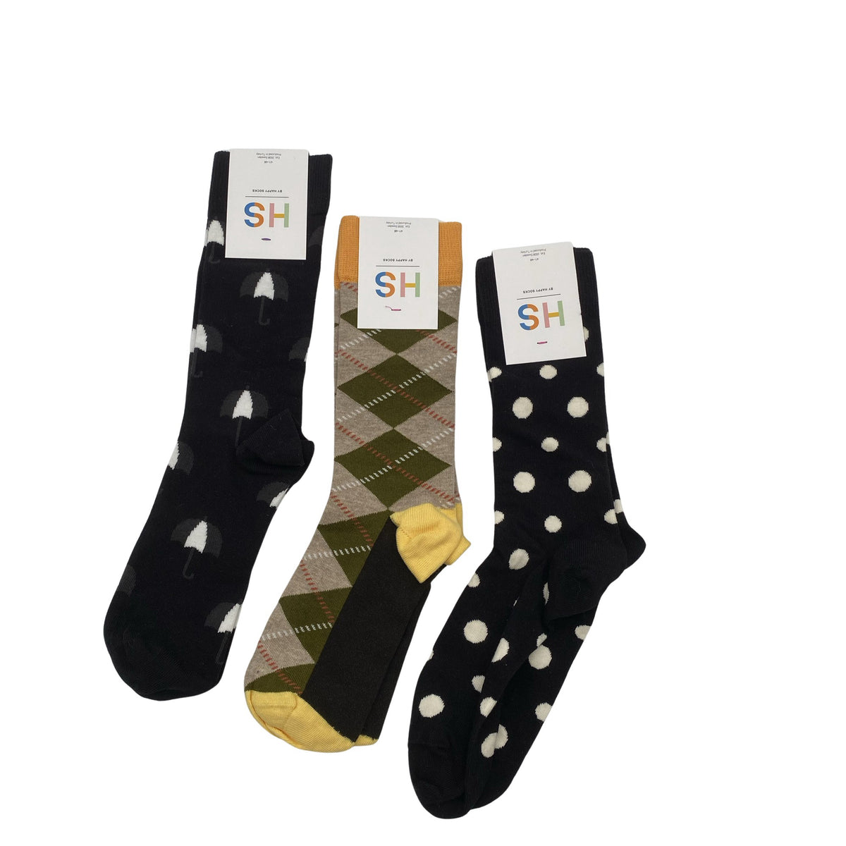 Unisex Happy Socks - Socks, size 41 - Black (1)