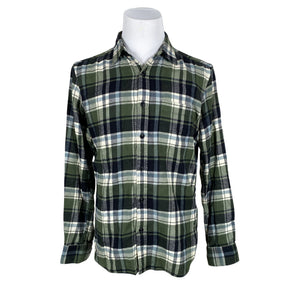 Unisex Uniqlo - Flannel shirt, size M - Green (1)