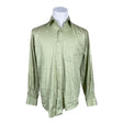 Unisex Pronto Uomo - Collared shirt, size M - Green ()