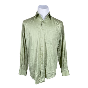 Unisex Pronto Uomo - Collared shirt, size M - Green (1)