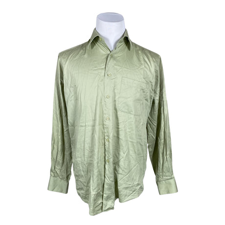 Unisex Pronto Uomo - Collared shirt, size M - Green ()