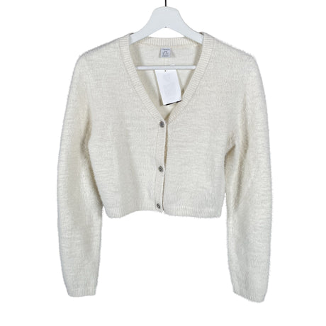 Unisex Lindex - Cardigan, size 164 - 170 - White ()