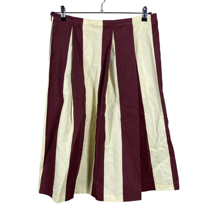Unisex Marimekko - Pleated skirt, size 44 - Wine red (2)