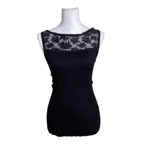 Unisex Rosemunde - Tricot tank top, size 36 - Black (1)