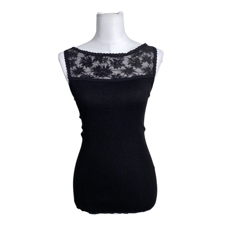 Unisex Rosemunde - Tricot tank top, size 36 - Black ()