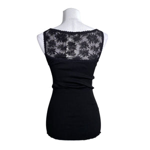 Unisex Rosemunde - Tricot tank top, size 36 - Black (2)