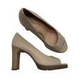 Unisex Geox - Open toe high heel shoes, size Ei kokoa - Beige ()