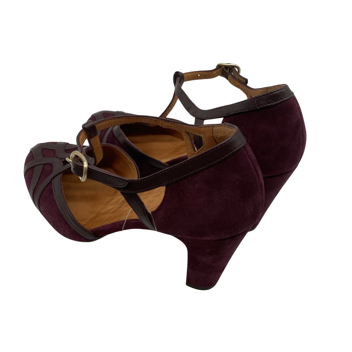 Unisex Chie Mihara - High heels, size 38 - Wine red (2)