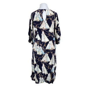 Unisex Gant - Schiffon dress, size 42 - Blue (2)