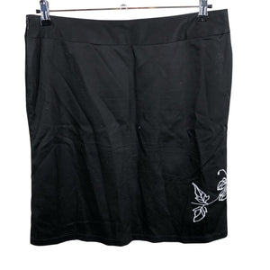 Unisex Chic - Fabric skirt, size 42 - Black (2)