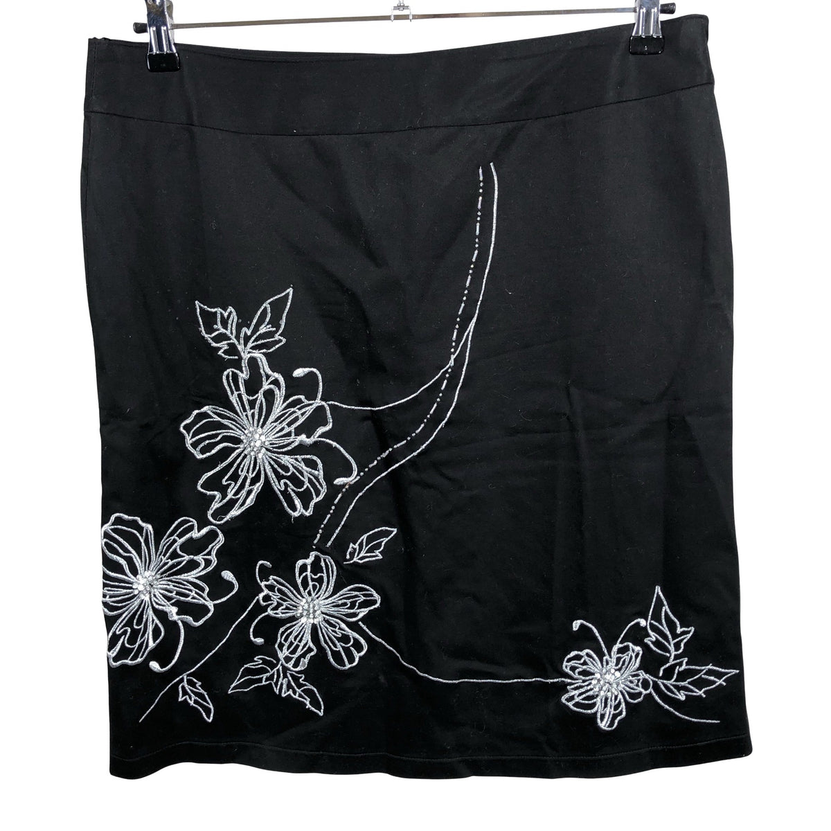 Unisex Chic - Fabric skirt, size 42 - Black (1)