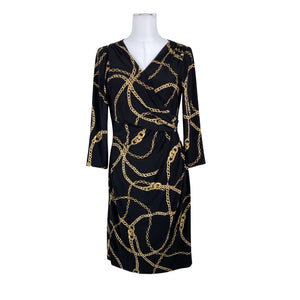 Unisex Lauren Ralph Lauren - Tricot dress, size 40 - Black (1)