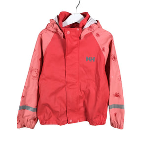 Unisex Helly Hansen - Rain jacket, size 110 - 116 - Light pink (1)