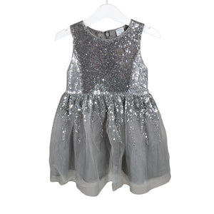 Unisex Lindex - Party dress, size 98 - 104 - Gray (1)
