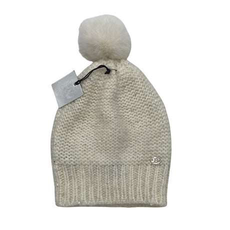 Unisex Laura Biagiotti - Winter beanie, size 54 - 56 cm - Natural white ()