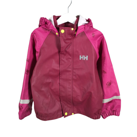 Unisex Helly Hansen - Rain jacket, size 104 - 110 - Violet ()