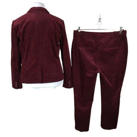 Unisex Holly & Whyte by Lindex - Suit set, size 46 - Wine red (2)