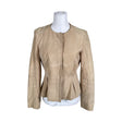 Unisex Marella - Leather jacket, size 36 - Beige ()