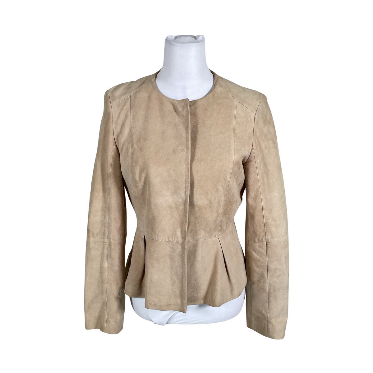 Unisex Marella - Leather jacket, size 36 - Beige (1)
