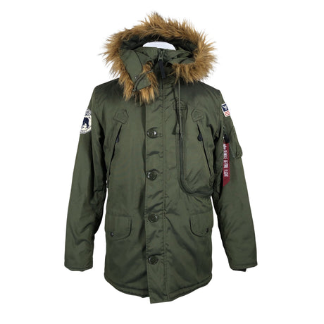 Unisex Alpha Industries - Winter jacket, size S - Green ()