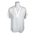 Unisex Tahari - Short-sleeved blouse, size 34 - White ()