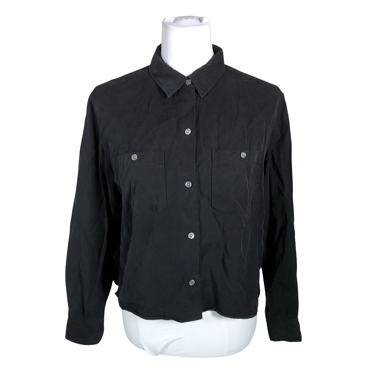Unisex Theory - Collared shirt, size 38 - Black (1)