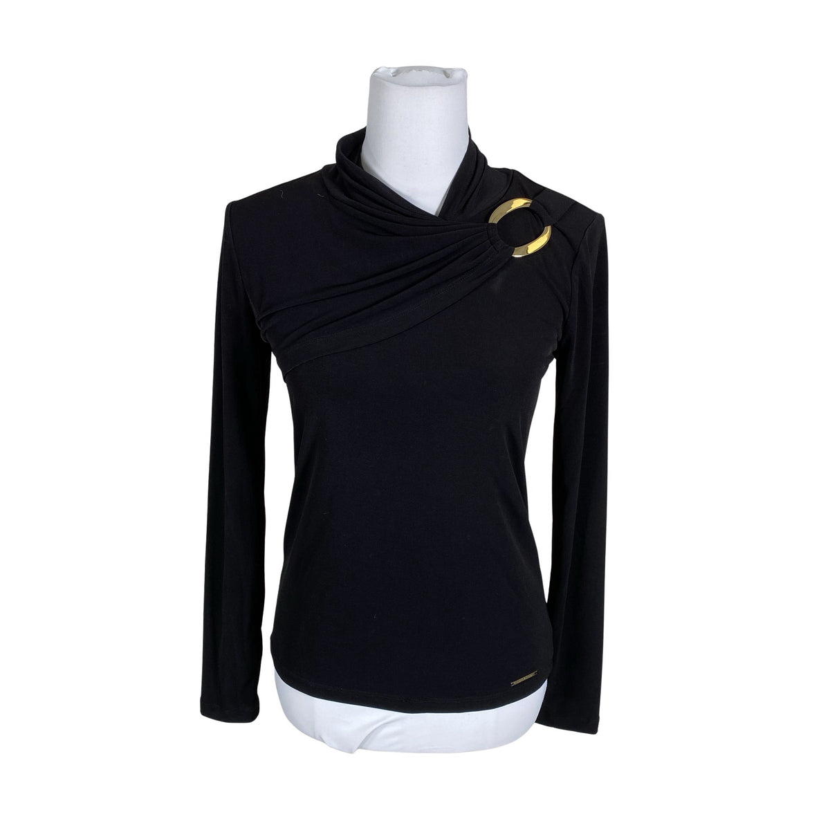 Unisex Halston - Blouse, size 34 - Black (1)