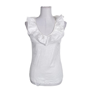Unisex Lauren Ralph Lauren - Tricot tank top, size 40 - White (1)