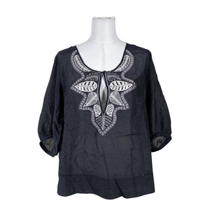 Unisex Fransa - Blouse, size 40 - Black (1)