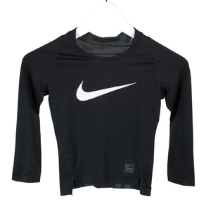 Unisex Nike - Sports shirt, long sleeve, size 128 - 134 - Black (1)