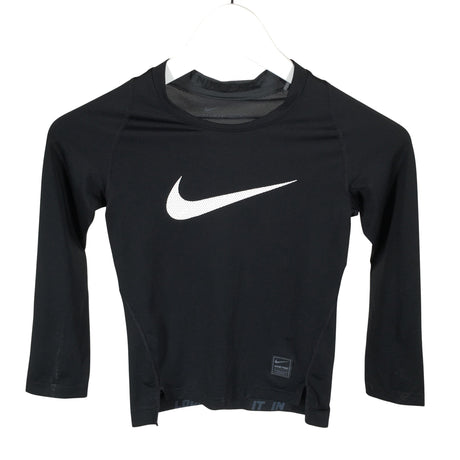 Unisex Nike - Sports shirt, long sleeve, size 128 - 134 - Black ()