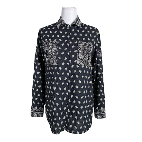 Unisex Pierre Balmain - Schiffon tunic, size 40 - Black ()