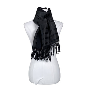 Unisex Profuomo - Scarf, size Ei kokoa - Black (1)