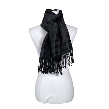 Unisex Profuomo - Scarf, size Ei kokoa - Black ()