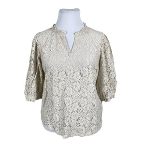 Unisex Cream - Party shirt, size 42 - Beige (1)