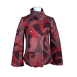 Unisex Sandwich - Wool coat, size 38 - Wine red ()