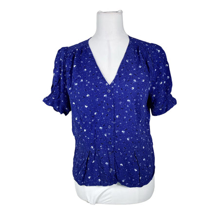 Unisex Holly & Whyte by Lindex - Short-sleeved blouse, size Ei kokoa - Blue ()