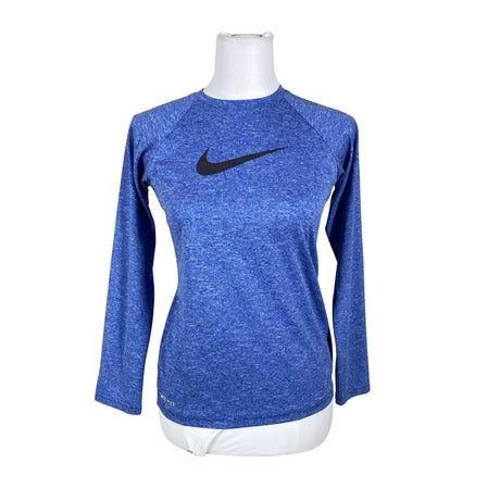 Unisex Nike - Sports shirt, long sleeve, size 36 - Blue ()