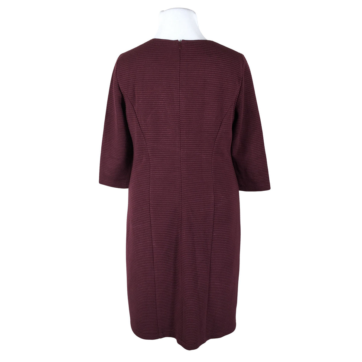 Unisex Gerry Weber - Tricot dress, size 42 - Wine red (2)
