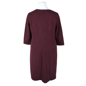 Unisex Gerry Weber - Tricot dress, size 42 - Wine red (2)