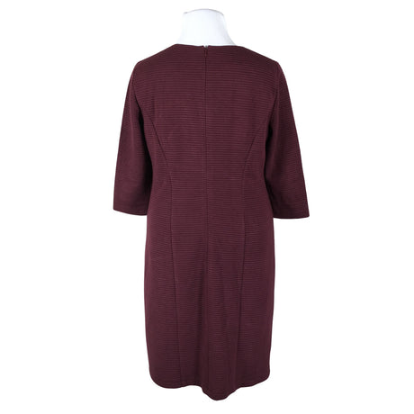 Unisex Gerry Weber - Tricot dress, size 42 - Wine red (2)